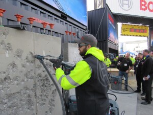 An SDS-max demolition hammer is used on jobs that don&#39;t require drilling. 